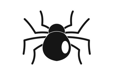 Female mouse spider icon, simple style