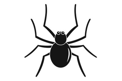 Grass spider icon, simple style