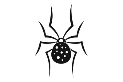 Spider icon, simple style