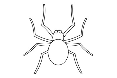 Grass spider icon, outline style