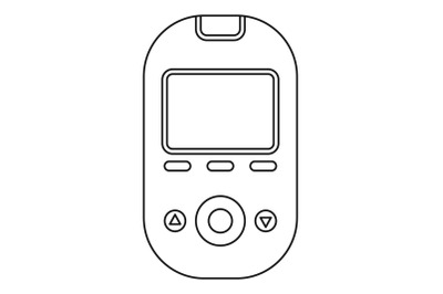 Glucometer tool icon, outline style