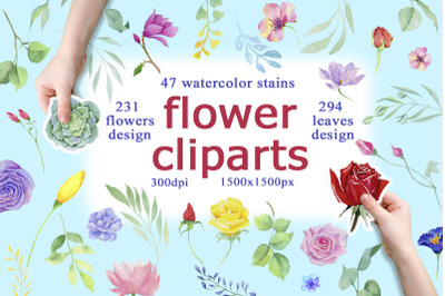 Flower cliparts