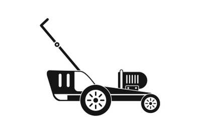 Grass cutter icon, simple style