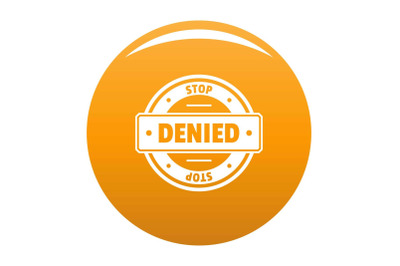 Stop logo, simple style.