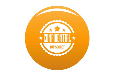 Confidental logo, simple style.