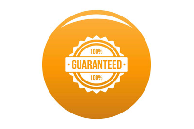 Guaranteed logo, simple style.