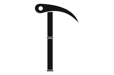 Hiking tool icon, simple style