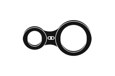 Hiking steel tool icon, simple style