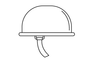 Climb helmet icon, outline style