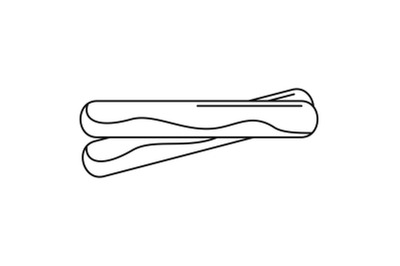 Propolis sticks icon, outline style