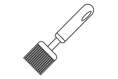 Honey steel tool icon, outline style