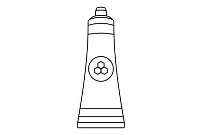 Propolis toothpaste icon, outline style