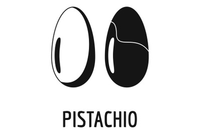 Pistachio icon, simple style