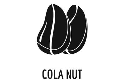 Cola nut icon, simple style