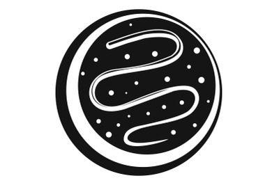 Small cake icon, simple style