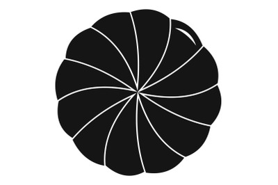 Birthday cake icon, simple style