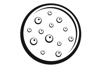 Sweet biscuit icon, simple style
