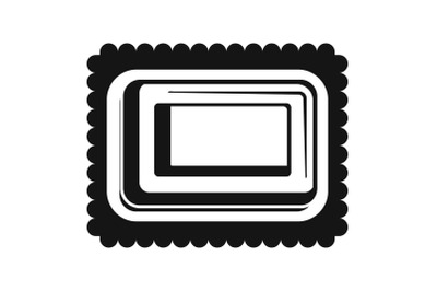 Sweet bakery icon, simple style
