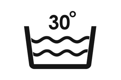 Wash in cold water icon, simple style