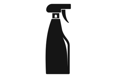 Cleaning spray icon, simple style
