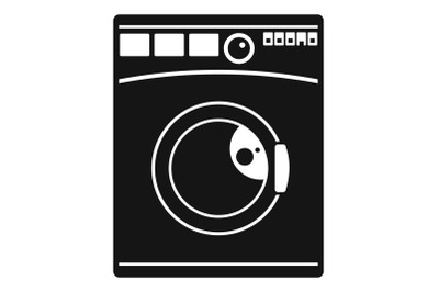 Wash machine icon, simple style