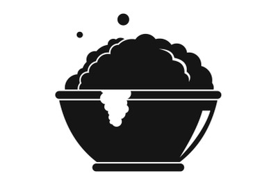 Laundry bubble icon, simple style