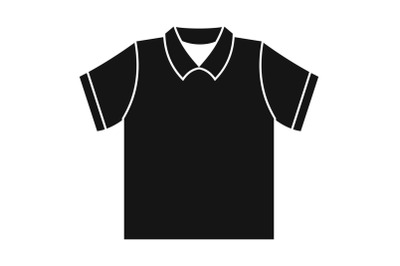 Clean polo shirt icon, simple style