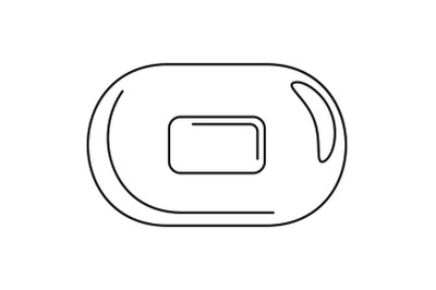 Soap icon, outline style