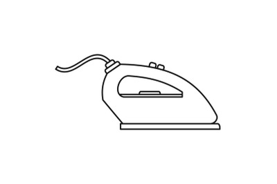 Iron icon, outline style