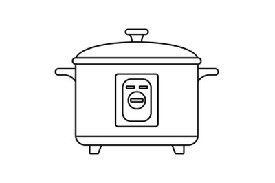 Multivariate icon, outline style