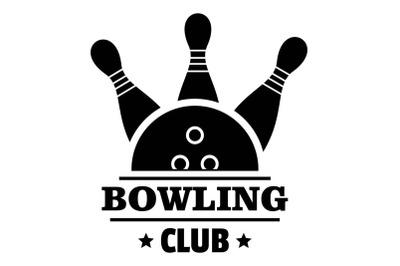 New bowling club logo, simple style