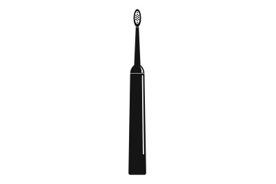 Soft toothbrush icon, simple style