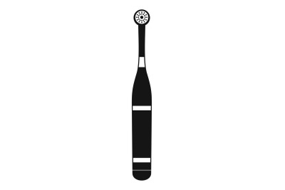Brand electric toothbrush icon, simple style