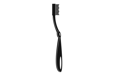 Flex toothbrush icon, simple style