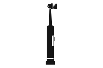 Electrical toothbrush icon, simple style