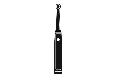 New electric toothbrush icon, simple style