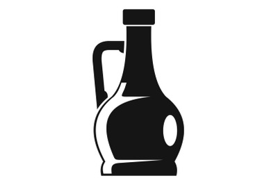 Olive bottle icon, simple style