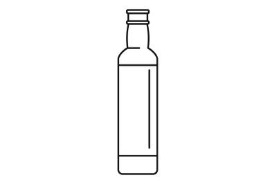 Spanish olive oil icon, outline style