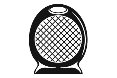 Home air heater fan icon, simple style