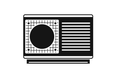 Conditioner part icon, simple style