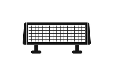 Heater stand icon, simple style