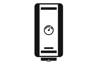 Eco boiler icon, simple style