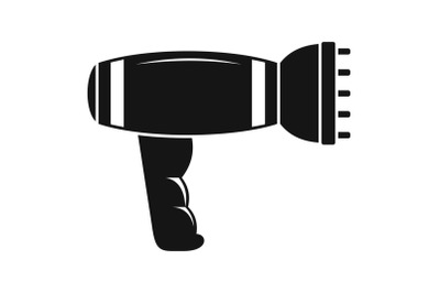 Hair dryer icon, simple style