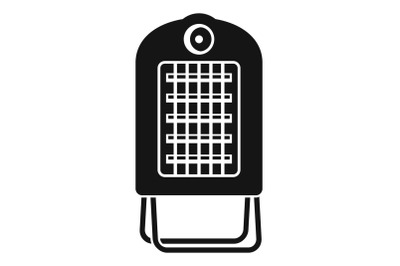 Hot small convector icon, simple style