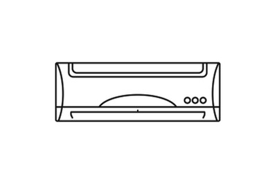 Conditioner icon, outline style