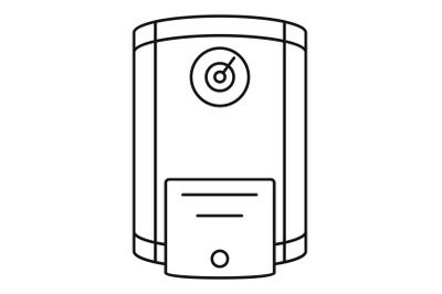 Boiler icon, outline style