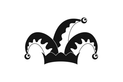 Humor jester icon, simple style