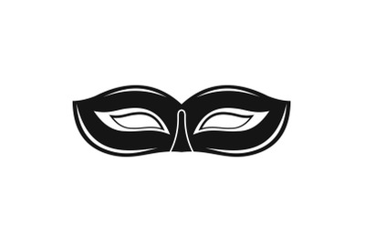 Festival mask icon, simple style