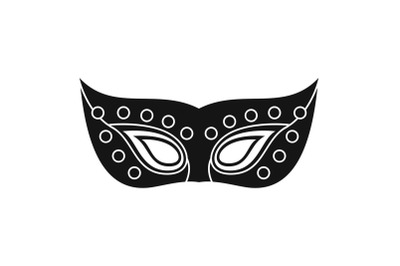 Venezia mask carnival icon, simple style
