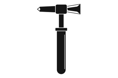 Hammer tool icon, simple style